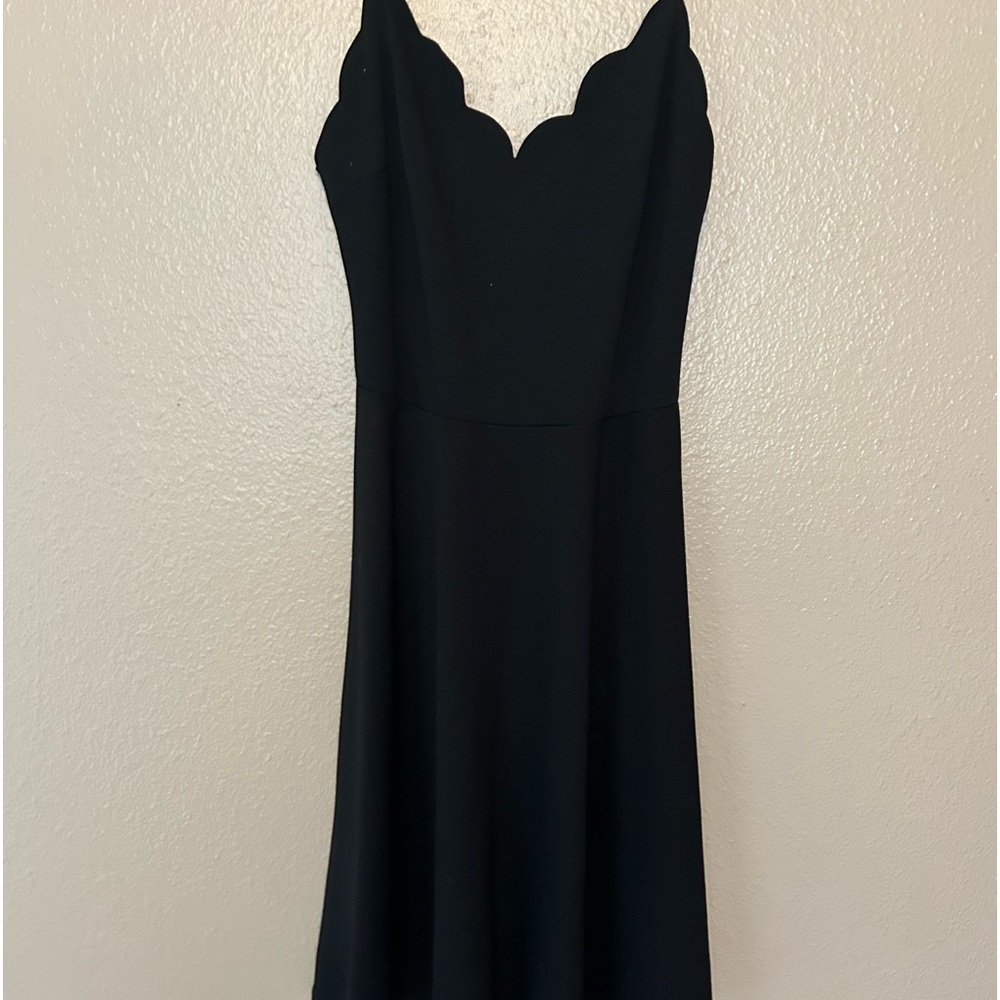Rosie Harlow, mini black dress with spaghetti straps, juniors size Med
